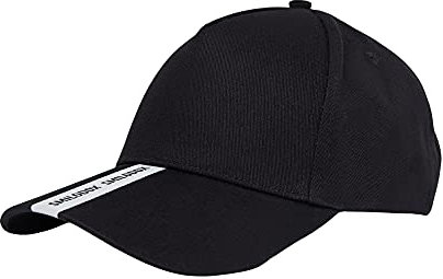 SMILODOX Unisex Cap Lee - Kappe mit Logo und Klettverschluss aus Baumwolle, Color:Schwarz