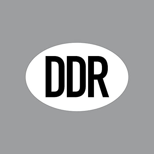 GreenIT Aufkleber 8cm Sticker DDR klein Länderkennung kleines Länderkennzeichen 4061963088470