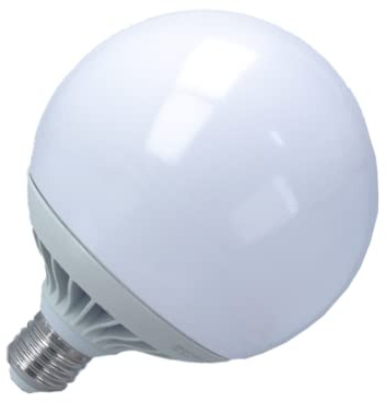 LED-Lampe E27 Globo G130, 24 W = 192 W, 2500 Lumen, Durchmesser 130 mm, Länge 166 mm (1, 6500 K)