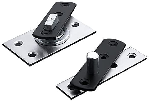 Cerniere per porte a rotazione per impieghi gravosi carico 100 kg Acciaio inossidabile Cerniere a bilico nascoste 360° Albero in alto e in basso 4 pollici Nascosto Cerniera a bilico per porta 1 set
