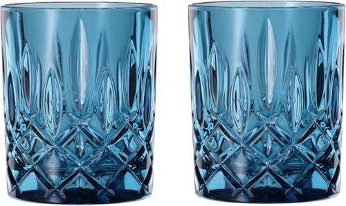Spiegelau & Nachtmann, 104243 Lot de 2 verres à whisky Bleu 295 ml