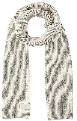 TOM TAILOR Herren 1038544 Basic Winterschal aus Baumwolle, 32742-beige Navy Mouline, OneSize