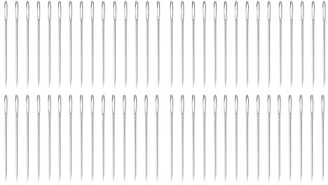 CRAKES 60 unidades 5,2 cm agujas de coser a mano para proyectos de piel con botella