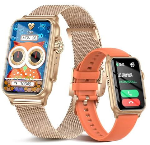 SOPPY Smart Watch for Men Women (Make/Answer Calls), 1.57 HD Touchscreen Fitness Tracker Smart Watch with Heart Rate, Sleep Monitor, IP68 Waterproof Watch for Android and iOS