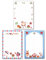 3 Blöcke mit Kindermotiv Weihnachtsmotiv für Mädchen Jungen Weihnachten Notizblock Schreibblock Briefblock (3 verschiedene Blöcke/Weihnachtsmann, Reh (blau), Bär mit je 25 Blätter in A5-Format)