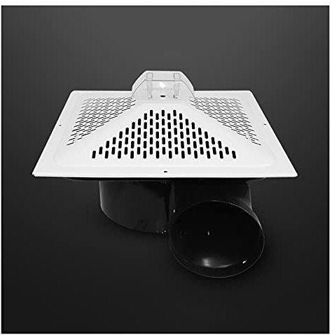 DEAVER Extractor Fan 14 Full Metal Fume Ventilator High-power Ceiling Exhaust Fan Kitchen Powerful Ceiling Exhaust Fan With Oil Collecting Box And Check Valve, 120W Exhaust Fan