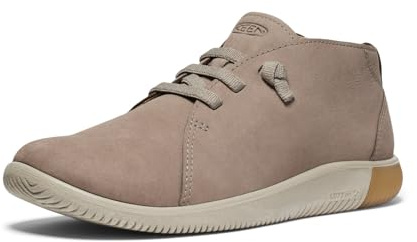 KEEN Knx Herren Mid Top Leder Flexibel Bequem Chukka Boots, Brindle/Plaza Taupe, 42.5 EU