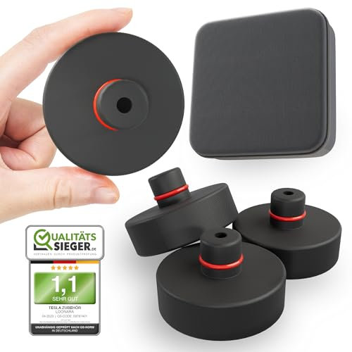 Loonara LiftSecure Pro Wagenheber Gummiauflagen für Tesla Model Y - Tesla Model 3 - Tesla Model 3 Highland – Premium Tesla Zubehör/Tesla Accessories