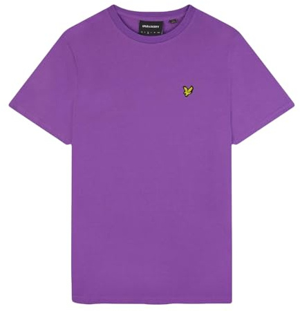 Lyle & Scott T-Shirt Herren | mit Rundhals-Ausschnitt und kurzen Ärmeln | mit goldenem Adler-Logo auf der Brust | XS — XXL