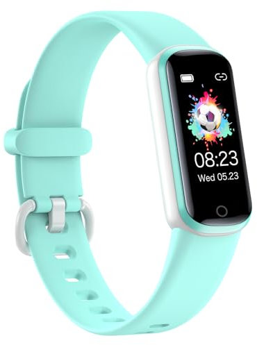 shylad Kids Fitness Tracker,Fitness Watch Waterproof Activity Tracker with HeartRate and Sleep Monitor,Stopwatch,11 Sport Modes,Great Gifts for Girls Boys Kids Age 6-13 Years Olds-Green