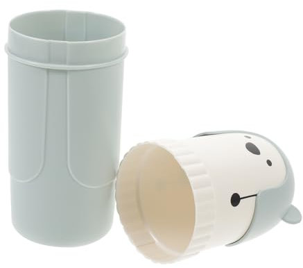 TOKIDNY Reise Zahnbürstenetui Tragbare Aufbewahrungsbox Für Zahnbürste Und Zahnpasta Wiederverwendbarer Kunststoffbehälter Kompakt Und Leicht Für Camping Reisen Und Täglichen Gebrauch