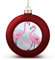 Weihnachtsbaumschmuck, Flamingo-Druck, hängende Baumschmuck, Weihnachtsschmuck, perfekt für Baum, Urlaubsdekoration