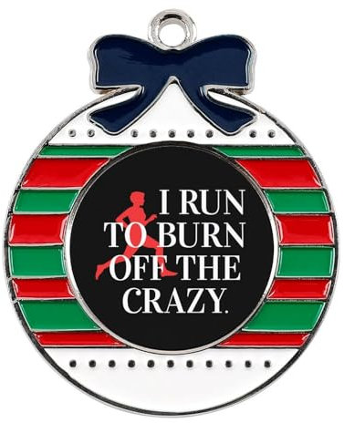 Ich verbrenne verrückte Weihnachtsdekorationen Christbaumschmuck Weihnachtsdeko Anhänger rund