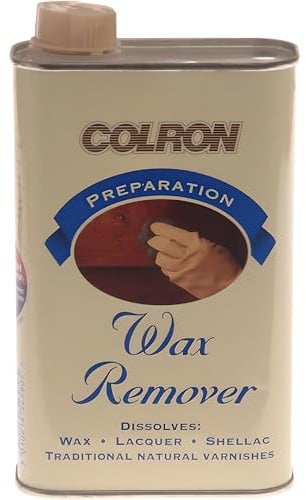AMK® Colron Wax Remover 500ml Dissolves Old Wax Lacquer Shellac Prepares Wood for Refinishing