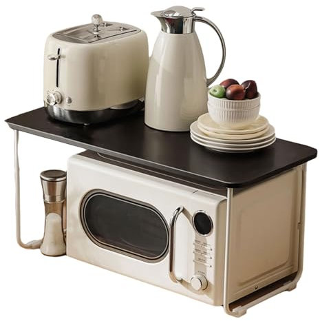 Onxyrbyte Rejilla para Horno Microondas,Rejilla para Encimera De Microondas,Rejilla para Microondas De Cocina,Impermeable,Ahorra Espacio,Gran Capacidad,Adecuado para SalóN,Estudio,Dormitorio