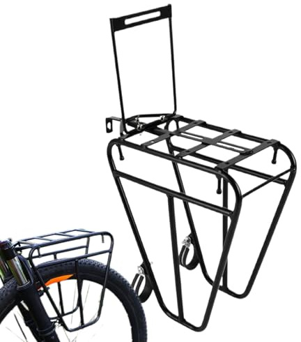 Ranley Gepäckträger für Mountainbike, Frontgepäckträger für Fahrräder, Halterung und Transport von Fahrradausrüstung für Sportaufbewahrung