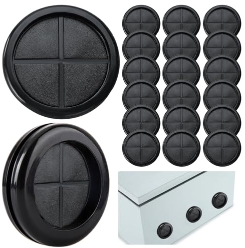20 boccole in gomma da 30 mm, a forma di croce, passacavi, impermeabili, colore nero, tappi ignifughi per carrozzeria, tappi in gomma per cavi, tubi, protezione dei fili
