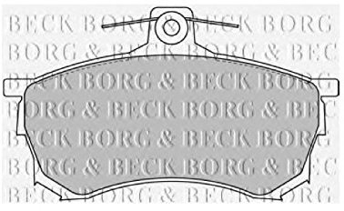 Borg & Beck BBP1463 Brake Pads To Fit Mitsub Carisma 10/95-03/99
