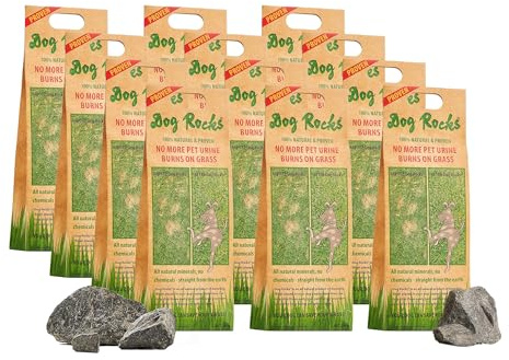 Dog Rocks Urine Neutraliser 200g, Prevents Lawn Burn Patch | 100% natural Australian igneous stone, 2-month supply, one-pet household, plastic-free, greener grass in 3-5 weeks