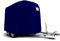 Original CAPA Schutzhaube blau für 2er Pferdeanhänger Pferdetransporter Pferdehänger als Abdeckung Schutz Cover Schutzhülle Garage