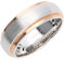 ESPRIT Damen Ring Silber Rosé Bicolor Modern Shape ESRG92278B1, Ringgröße:54 (17.2 mm Ø)