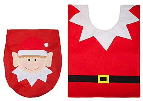 Snow White PMS ELF TOILET SEAT COVER AND MAT SET IN POLYBAG W/HEADER CA