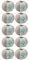 Wolle stricken - Merino Wolle leinen (Fb 3804) - 10 Knäuel beige Merinowolle zum Stricken - dicke Wolle + GRATIS MyOma Label - 50g/75m - Nadelstärke 6-7mm - MyOma Wolle - weiche Wolle