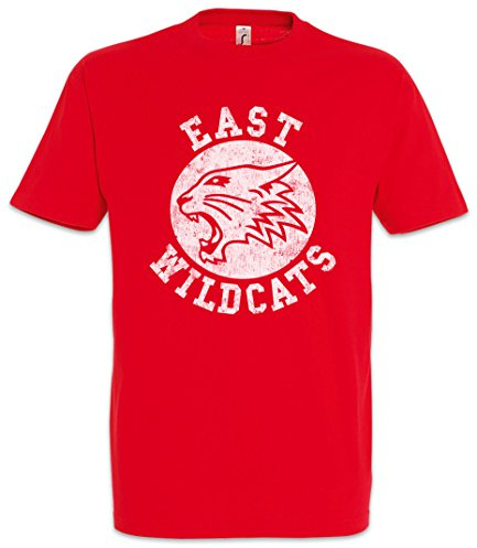 Urban Backwoods East Wildcats Herren T-Shirt Rot Größe M