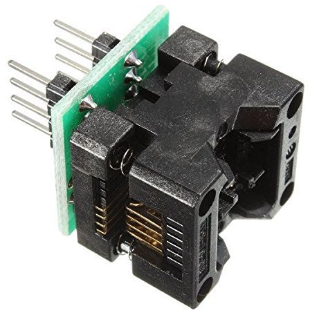 DollaTek SOP8 zu DIP8 IC-Sockel Programmierer Adapter Sockel OTS-16-03 für 24xx 93xx eeprom