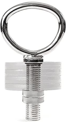 NewMe Fitness Verstellbarer Kugelhantel-Griff für Krafttraining, Kugelhantel-Set für Hantelscheiben, Training zu Hause oder im Fitnessstudio, 2,5 cm ergonomisches Design für einen komfortablen,