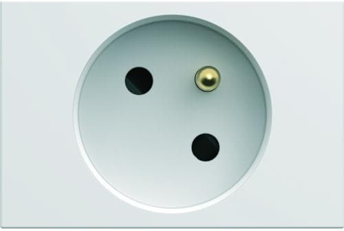 prise de courant - 2p+t - goulotte - 16a - pure - hager wxf421b