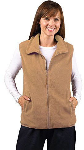 Fashion Friendly Fleece Gilet/Body Warmer (XL, Beige)