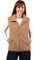Fashion Friendly Fleece Gilet/Body Warmer (XL, Beige)