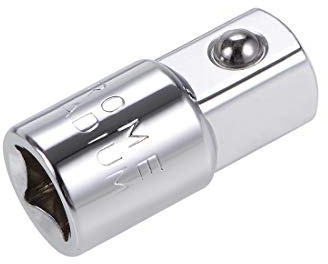 sourcing map Buchsenadapter und Reduzierstück 3/8-Zoll-Buchse auf 1/2-Zoll-Stecker Cr-V Stahl