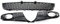 TOOWGM Griglia paraurti anteriore griglia griglia fendinebbia copertura per VW Golf 6 MK6 Non-GTI 2009-13