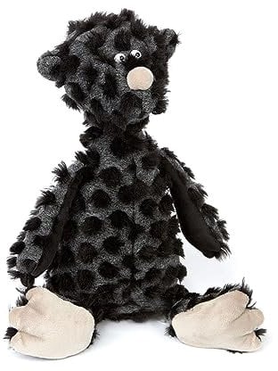 sigikid 39703 Bär ACH Good! Editon 23,BeastsTown Kuscheltier:Sammeln,Schenken,Spielen,Schmusen, Kinder Erwachsene 3 bis 99 Jahre,Dunkelgrau/Schwarz/Bär,35x13x13cm