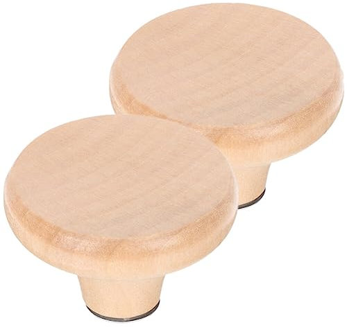 Parliky 2pcs Outdoor Lid Handle Lid Replacement Cook Pan Knobs Universal Pot Handle Casserole Lid Knobs Universal Pot Knob Pot Lid Top Replacement Knob Teapot Lid Wood Household