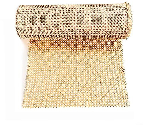 Ceinture Tissée en Rotin, Rouleau de Maille en Rotin Naturel Canisse Rouleau Cannage Rouleau Toile de Jute Rouleau pour Meubles Bricolage Armoire Chaise Plafond - 45 cm x 2 m