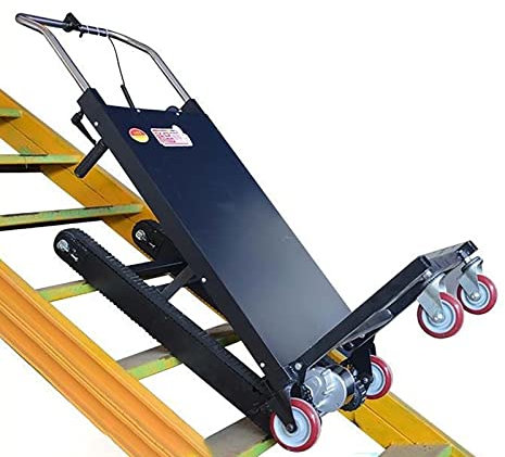 Stair Climbing Trolley,Sack Truck Electric Folding Hand Truck Crawler Type Electric Stair Climbing Hand Trucks with 4 Wheels for Moving Furniture Heavy Appliance Building