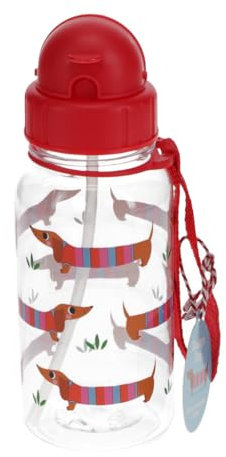 Rex London Kinder-Wasserflasche, 500 ml, Motiv: Wursthund