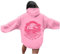 Generisch Pink Palm Puff Hoodie Damen Oversize Sweatshirt Rückendruck Pullover mit Kapuze Langarm Kapuzenpullover Übergangs Hoody Y2K Streetwear für Mädchen Hoodies Pink College Sweatshirt (Pink, S)