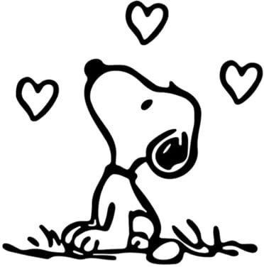 2xSüßer Hund mit Herzen Aufkleber -Autoaufkleber,Hunde aufkleber, Hunde, Sticker, Zubehör verschiedene Größen und Farben (Blau, 20x20 cm)