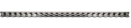 Zettl GmbH Befestigungsschiene Hakenleiste 985 mm mit Schenkel, verzinkt für PVC Streifenvorhang, Lamellenvorhang aus weich PVC, Stallvorhang