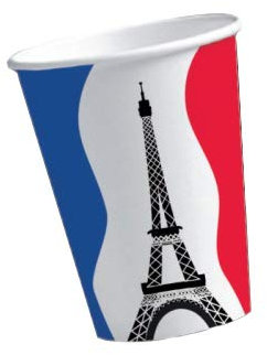LP Divertissements Lot de 3 - Lot de 10 gobelets en Papier France 20cl