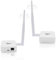 Bridge wireless da 2,4 GHz, ponte WiFi point-to-point (portata 1 km), ideale per connessioni PtP/PtMP con antenna ad alto guadagno, adattatore Type-C, 2 porte Ethernet RJ45 (confezione da 2) (bianco)