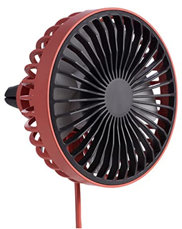 Cabilock Ventilador USB para Ventilador Portátil de Verano Instalación y Ángulo Accesorio de Decoración y Gadget para Automóvil Silencioso y Ligero