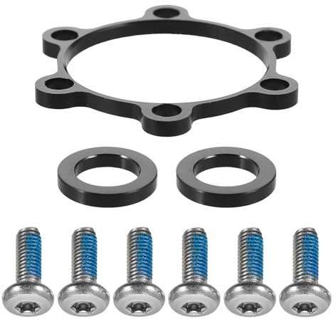 MOBUTOFU 1 Satz Edelstahl Unterlegscheiben Fahrrad Radteile Abstandhalter für Vorderrad 100mm zu 110mm und Hinterrad 142mm zu 148mm Konversion Sicher und Tragbar