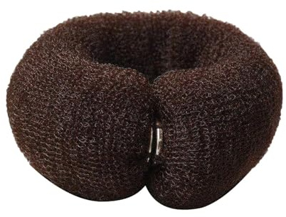 Hair Bun Maker - Elastic Mesh Shaper Roller Part Circular Cushion Ring | Headwear Management Joint Care Hardware Utility for Daily Professional Elegant