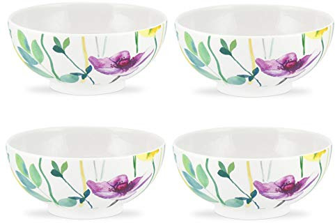 Portmeirion Home & Gifts Water Garden Cereal Bowl-Set of 4