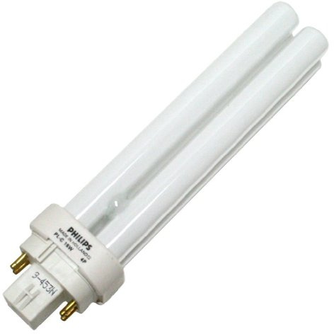 (10 Pack) 38329-9 - PL-C 18W/827/4P/ALTO - 18 Watt CFL Light Bulb - Compact Fluorescent - 4 Pin G24q-2 Base - 2700K -